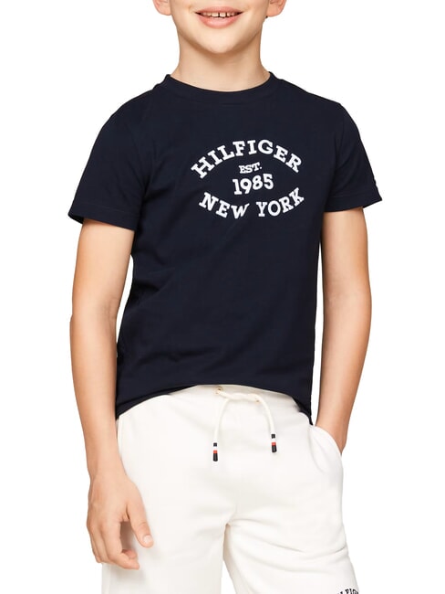 TOMMY HILFIGER TH KIDS T-shirt en coton pour enfants ciel du désert - Tee-shirt enfant
