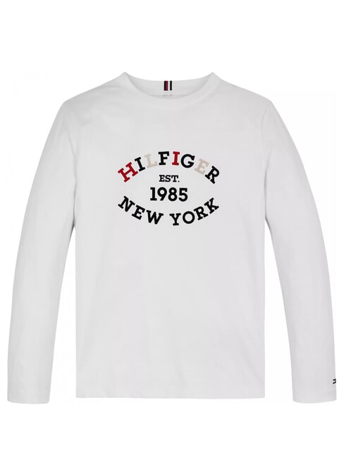 TOMMY HILFIGER TH KIDS  T-shirt à manches longues blanc - Tee-shirt enfant