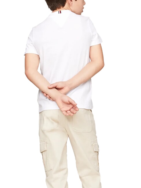 TOMMY HILFIGER TH KIDS T-shirt en coton à manches courtes blanc - Tee-shirt enfant