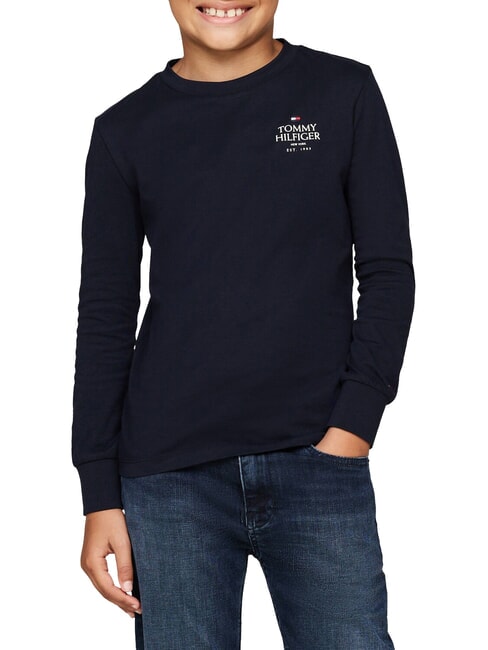 TOMMY HILFIGER TH KIDS T-shirt en coton ciel du désert - Tee-shirt enfant