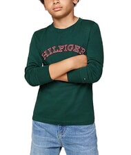 TOMMY HILFIGER TH KIDS T-shirt en coton à manches longues - Tee-shirt enfant
