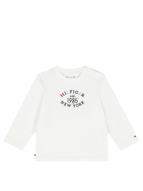TOMMY HILFIGER TH KIDS 1985 T-shirt à manches longues blanc - Tee-shirt enfant