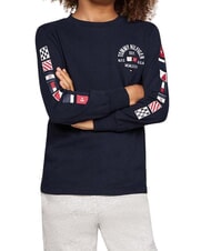 TOMMY HILFIGER TH KIDS T-shirt en coton à manches longues - Tee-shirt enfant