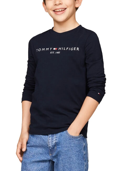 TOMMY HILFIGER TH KIDS T-shirt à manches longues ciel du désert - Tee-shirt enfant