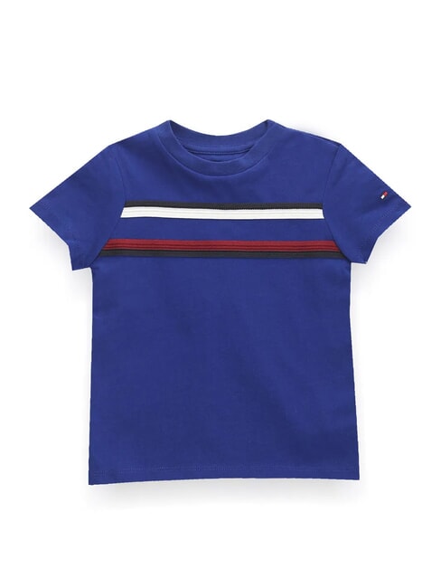 TOMMY HILFIGER TH KIDS T-shirt en coton voyage en marine - Tee-shirt enfant