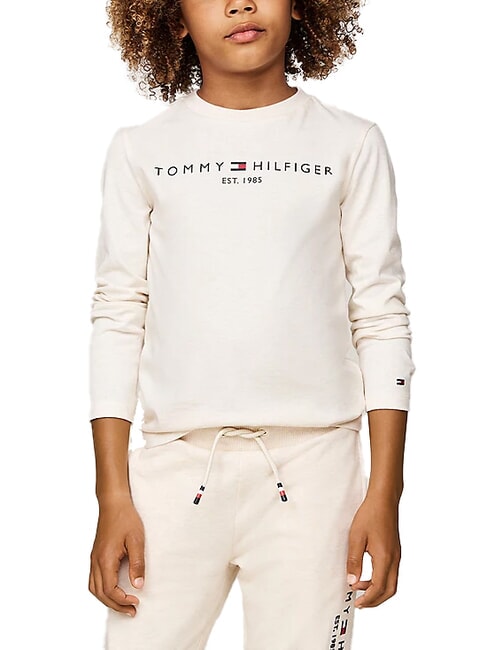 TOMMY HILFIGER TH KIDS T-shirt à manches longues bruyère calico - Tee-shirt enfant