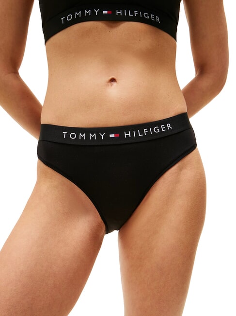 TOMMY HILFIGER TH  Glisser noir - Slip femme