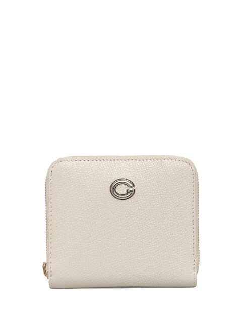 GUESS PUFFY Petit portefeuille en cuir OFFWHITE - Portefeuilles Femme