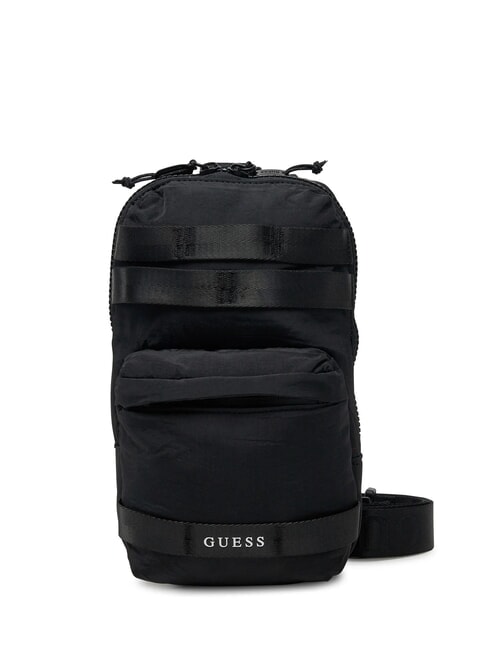 GUESS ASTI Sac à bandoulière NOIR - Sacs en Bandoulières pour Homme