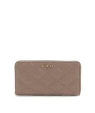 GUESS TASMIN Portefeuille zippé taupe foncé - Portefeuilles Femme - 1