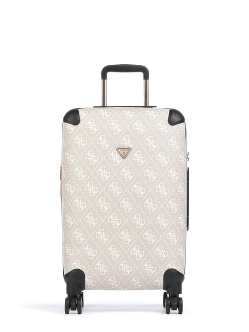 GUESS BERTA 22 Bagage à main extensible logo de sable - Valises cabine