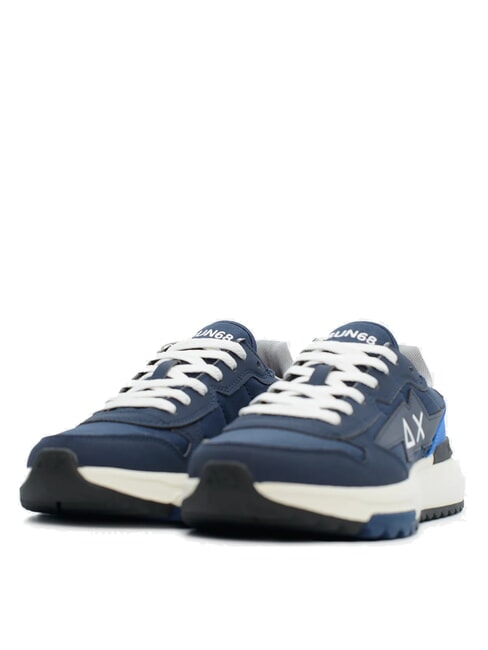 SUN68 NIKI 2.0 SOLID Baskets bleu naby - Chaussures Homme