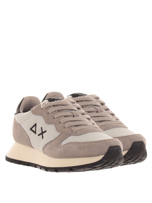 SUN68 ALLY GLITTER TEXTILE Baskets argent - Chaussures Femme