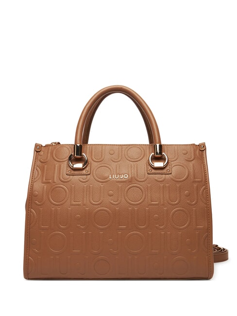 LIUJO MANHATTAN Sac cartable moyen avec logo suède - Sacs pour Femme