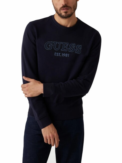 GUESS BEAU  Sweat-shirt à col rond smartblue - Pulls molletonnés
