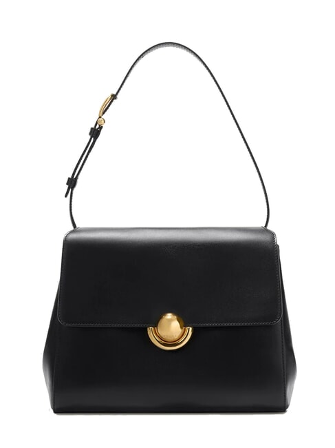 FURLA DOMUS  Sac à bandoulière en cuir Noir - Sacs pour Femme