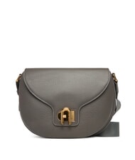 FURLA LOTUS Sac en cuir avec bandoulière logotée gris urbain/tons gris urbains - Sacs pour Femme - 1