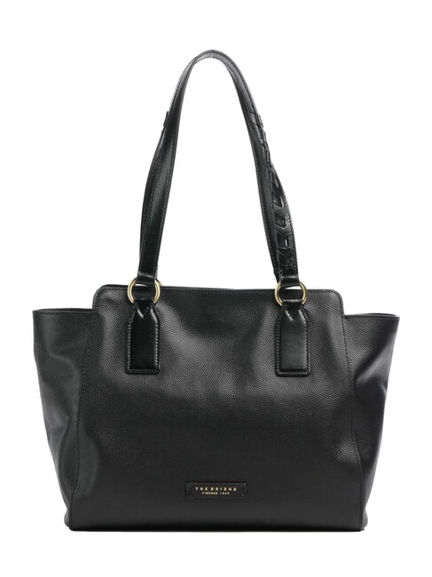 THE BRIDGE INES Sac cabas en cuir black Gold - Sacs pour Femme