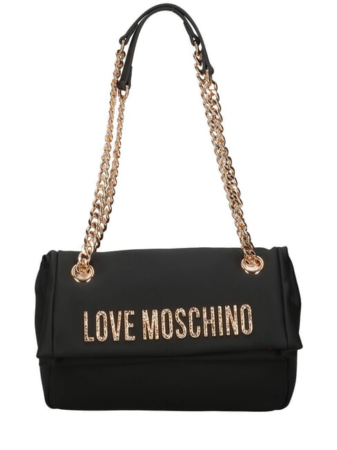 LOVE MOSCHINO BOLD LOVE HAMMERED  Sac à bandoulière / sac à bandoulière Noir - Sacs pour Femme