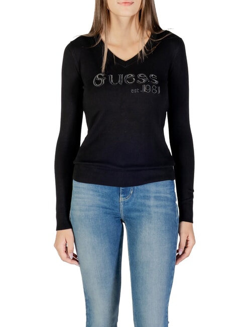 GUESS SAYLOR LOGO  Pull-over jetbla - Chandails pour femmes
