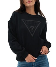 GUESS TRIANGLE GLITTER  Sweat-shirt en coton - Sweat-shirts pour femmes