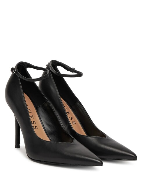 GUESS NAPRIL  Escarpins en cuir à talons hauts de 9 cm NOIR - Chaussures Femme