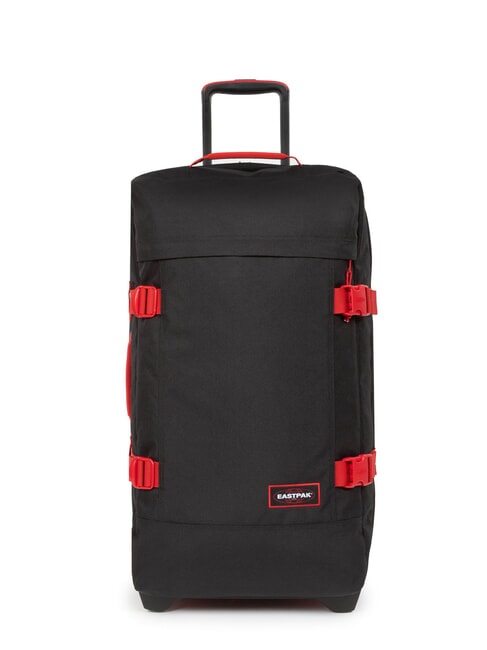 EASTPAK TRANVERZ M Chariot moyen contraste écarlate - Valises Semi-rigides