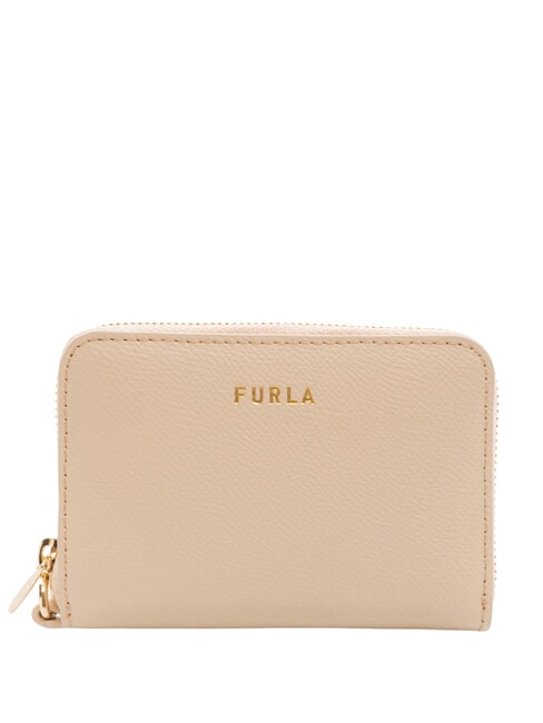 FURLA GARDENIA Petit portefeuille en cuir zippé ballerine - Portefeuilles Femme
