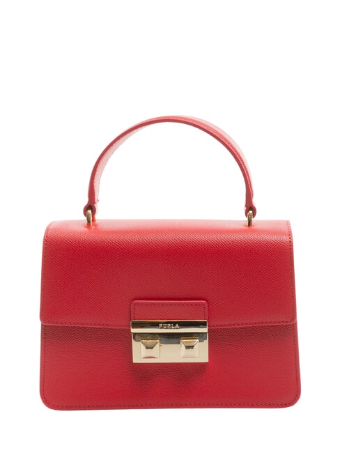 FURLA BELLA Petit sac en cuir St Andromeda Rouge vénitien - Sacs pour Femme