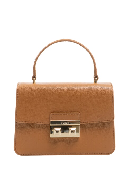 FURLA BELLA Petit sac en cuir St Andromeda Brandy - Sacs pour Femme