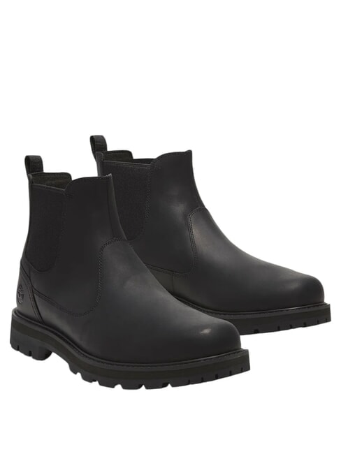 TIMBERLAND BRITTON ROAD Bottines noir pleine fleur - Chaussures Homme