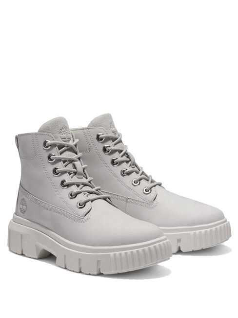 TIMBERLAND GREYFIELD Bottines en cuir gris violet - Chaussures Femme