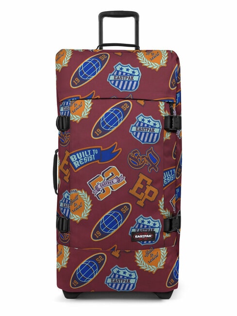 EASTPAK TRANVERZ L Grand chariot clash bordeaux - Valises Semi-rigides