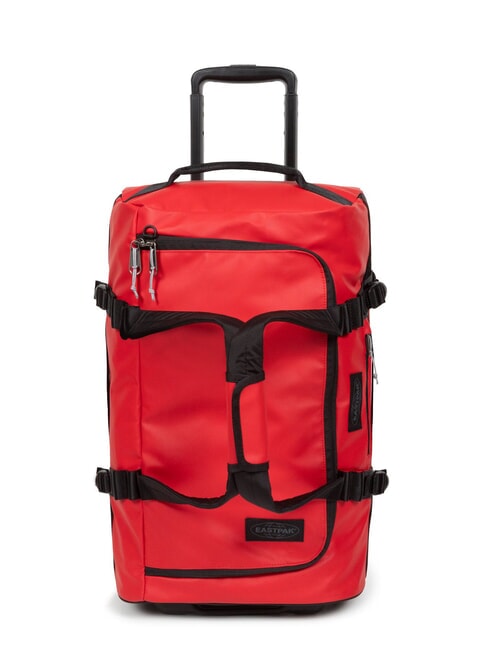 EASTPAK DUFFEL PACK WHEEL S Petit sac de sport à roulettes hydrofuge bâche rouge - Valises cabine