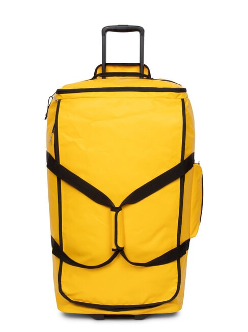 EASTPAK TARP DUFFL'R WHEEL Chariot / Grand sac jaune de bâche - Sacs de voyage