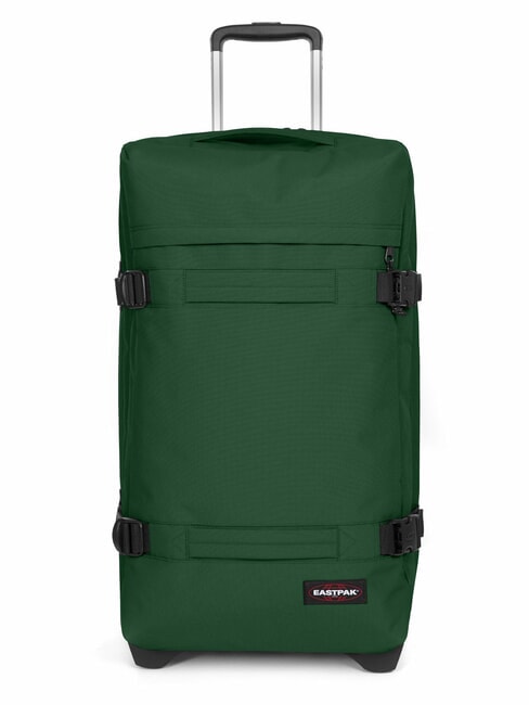 EASTPAK TRANSIT'R L Chariot grande taille soies vertes - Valises Semi-rigides
