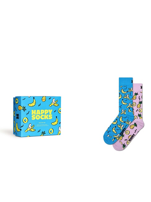 HAPPY SOCKS FRUITS SOCKS Coffret cadeau de 2 paires de chaussettes turquoise - Chaussettes Femme