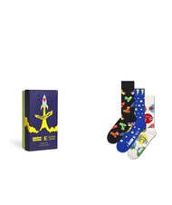 HAPPY SOCKS ELTON JOHN Coffret cadeau de 3 paires de chaussettes - Chaussettes pour hommes