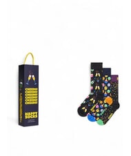 HAPPY SOCKS CELEBRATIONS Coffret cadeau de 3 paires de chaussettes - Chaussettes pour hommes