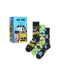 HAPPY SOCKS STAR WARS Coffret cadeau de 3 paires de chaussettes - Chaussettes pour hommes