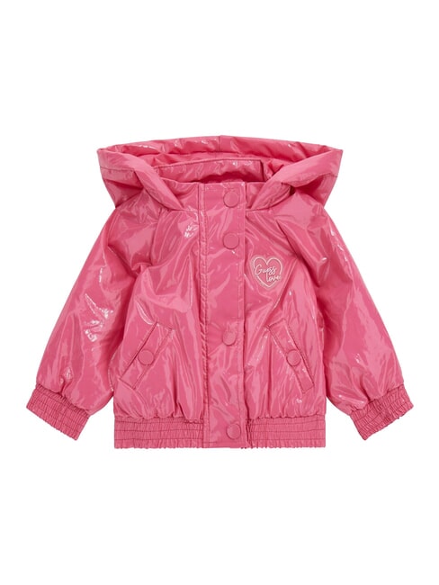 GUESS KIDS Veste matelassée à capuche caramel rose - Bébé Vestes
