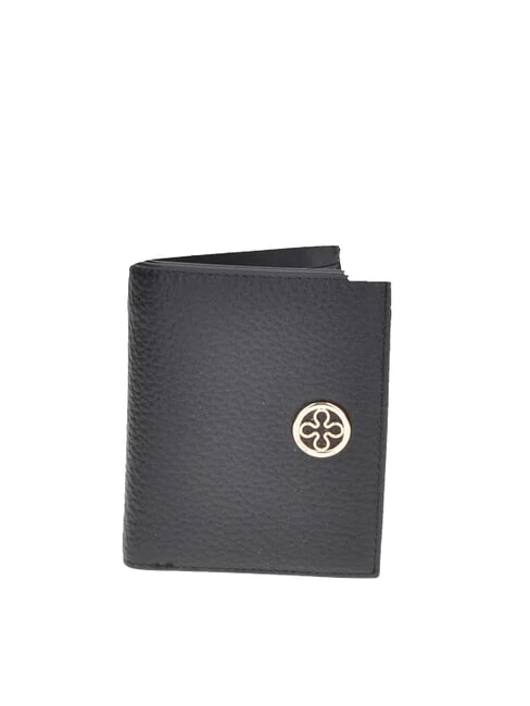 V73 FEDERICA Portefeuille moyen avec poche à monnaie noir - Portefeuilles Femme