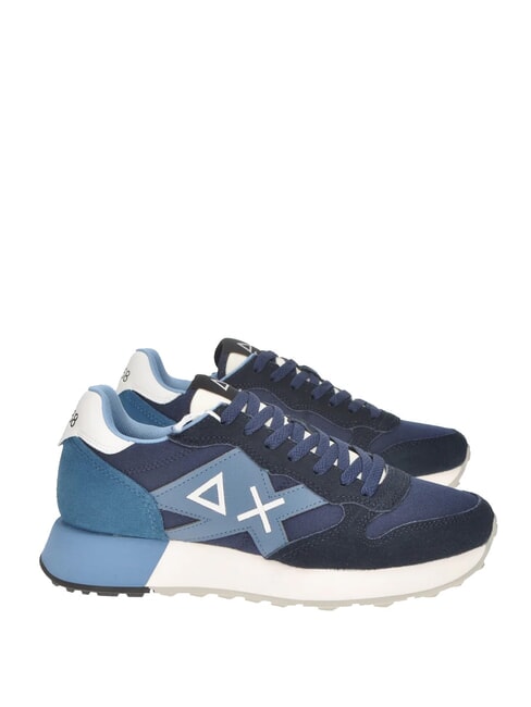 SUN68 JAKI BICOLOR Baskets bleu naby - Chaussures Homme
