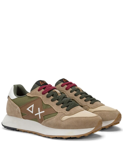 SUN68 JAKI BICOLOR Baskets beigesc - Chaussures Homme