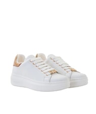 ALVIERO MARTINI PRIMA CLASSE GEO Baskets à plateforme en cuir lisse blanc - Chaussures Femme - 1