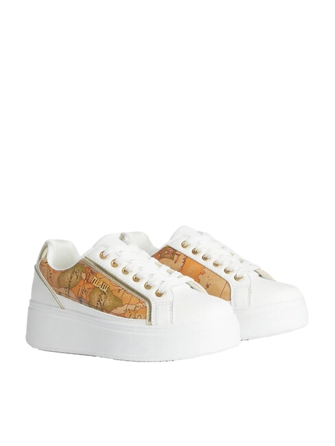 ALVIERO MARTINI PRIMA CLASSE GEO Baskets à plateforme avec logo blanc - Chaussures Femme