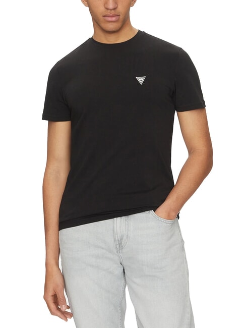 GUESS JOE SINGLE CREW NECK T-shirt extensible à manches courtes jetbla - T-shirt