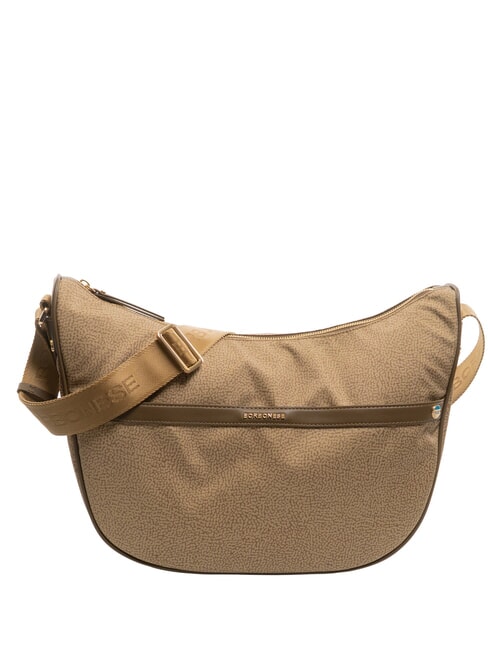 BORBONESE DOWNTOWN Large Sac à bandoulière pétrole vert - Sacs pour Femme