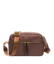 BORBONESE FLEXOS ZIP Mini sac &agrave; bandouli&egrave;re terre cuite - Sacs pour Femme - 1