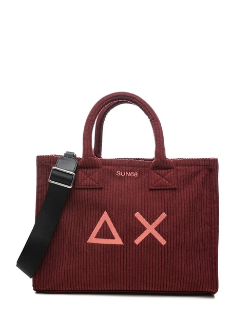 SUN68 CALI CORDUROY Sac à main avec bandoulière Bordeaux - Sacs pour Femme
